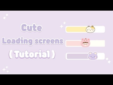 HOW TO MAKE CUTE LOADING SCREENS USING PHONE (easy tutorial)✨