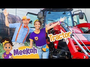 Tractor Time! Blippi & Meekah learn about Vehicles at the Science Center