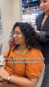 Our side bangs are so versatile…. you can wear them straight, wavy, or scrunched up to blend perfectly with your curls #curlyhairextensions #hairthinningsolution #nishhair #sidebangs #nishhairkimalkin #curlyhair | NishHair