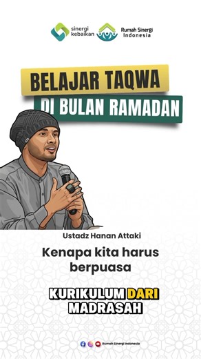Kenapa harus berpuasa?? Ustadz Hanan Attaki