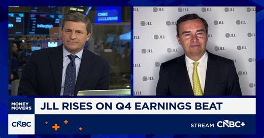 JLL CEO on Q4: Strong increases in debt business