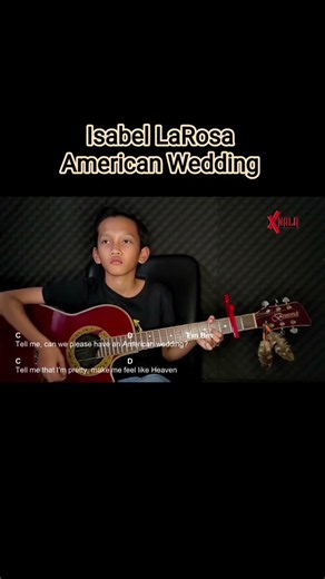 Isabel LaRosa - American Wedding Guitar Chords Cover #shorts