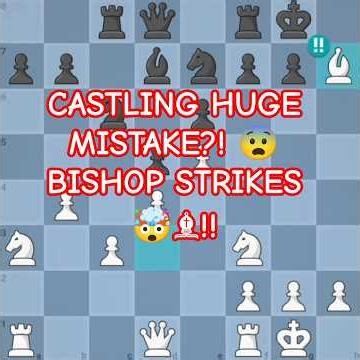 BRILLIANT BISHOP MOVE 🤯♝ | CASTLING BLUNDER 😱 | FRENCH DEFENSE 💥