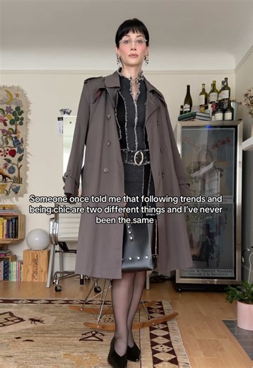 Now I’m not the chicest person in the world and I do love a trend (trends are good style aren’t mutually exclusive) but there’s something so cool about a woman who really knows herself and what she likes 🤍