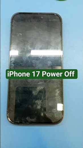 How to Power Off or Shutdown iPhone 17 #iphone17 #iphone17poweroff