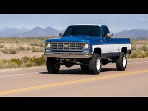 1978 Chevy K20 Operations Check