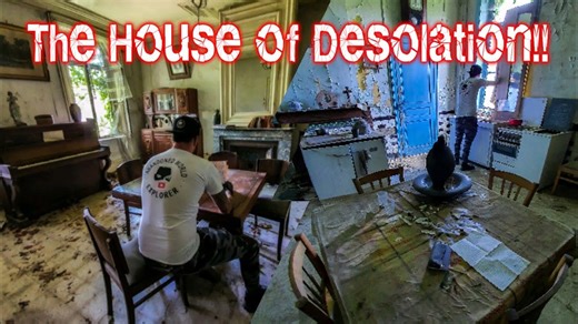 House of desolation with doors leading nowhere | Abandoned for decades
