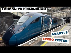 Euston to Birmingham on Avanti's NEW Evero Train - First Class Review!
