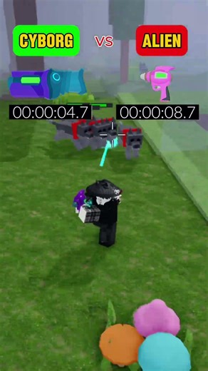 👉 Cyborg vs Alien… Who Is Stronger? 🤖👽 | Roblox 99 Nights