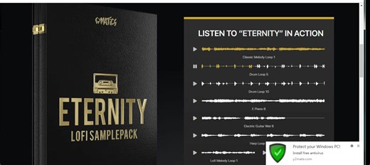 【限时免费】cymatics lofi/chill采样 ETERNITY 复古系列
