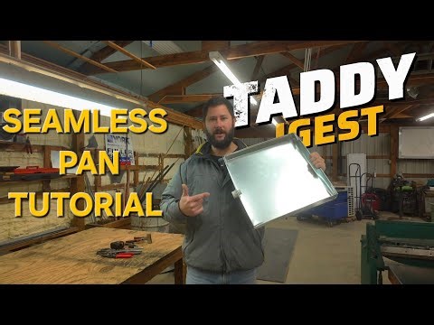 How to Build a Seamless Drain Pan (Sheet Metal HVAC Tutorial)