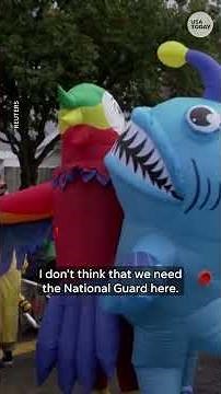 Portland residents' 'weird' protests against Trump's National Guard