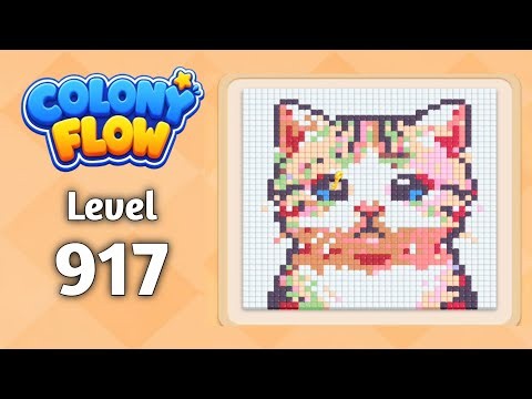 Colony Flow level 917 walkthrough solution gameplay 