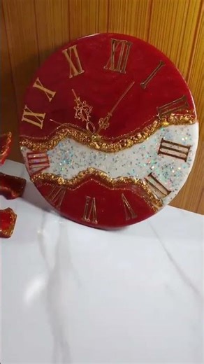 resin clock #resinclock #resinart #resincrafts
