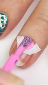 62K views · 71 reactions | Pink & Purple Negative Space Nail Art #nailart | cutepolish | Facebook