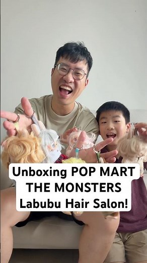 Unboxing POP MART THE MONSTERS Labubu Hair Salon!