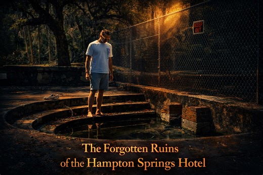 The forgotten ruins of the Hampton Springs Hotel