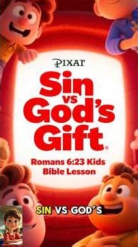 Sin vs God’s Gift | Romans 6:23 #bibleforkids #jesus #god #bible #christian #jesuschrist #kidsbible