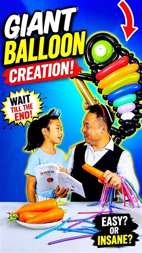Balloon Magic 🎈 #balloonart #amazingcraft #diy