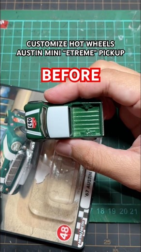 Customize Hot Wheels Austin Mini “Extreme” Pickup #hotwheels #customization