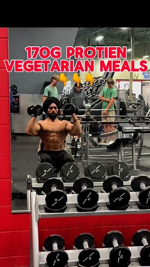 🌱 Vegetarian High Protein (170g) Day 🍳 Meal 1 – Breakfast (40g protein) • 200g Greek yogurt (20g protein) • 40g whey isolate (25g protein) • 1 tbsp peanut butter berries 👉 🚀 Want gains on a veg diet? DM for coaching 👈 🥗 Meal 2 – Lunch (45g protein) • 150g paneer (30g protein) • 1 cup cooked quinoa (8g protein) • Veggies salad 👉 💪 Level up your nutrition – DM now for coaching 👈 🥤 Meal 3 – Snack (30g protein) • 1 scoop whey isolate (25g protein) • 250ml soy milk (7g protein) 👉 🔥 Want r