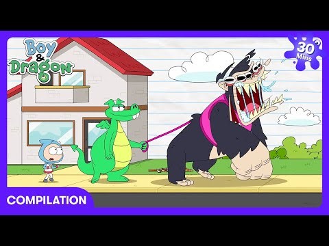 Boy & Dragon - Funny Animal Care Adventures! | Kids Cartoons | WildBrain Zoo