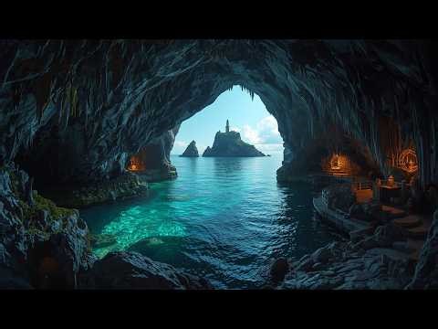 [NO ADS] Mystical Cave Ambience – Hidden Ocean Cavern Grotto | Relaxing Background