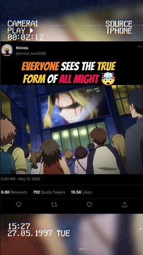 Everyone sees the true form of All might 🤯#myheroacademia #mha #amv #anime