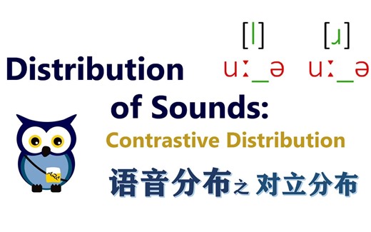 【语言学| Aze Linguistics】对立分布 | Distribution of Sounds: Contrastive Distribution-AzeLinguistics-AzeLinguistics-哔哩哔哩视频