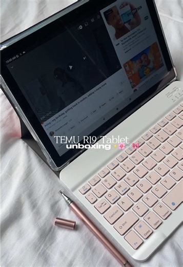 Temu R19 Flash Sale: Pink Tablet Unboxing!