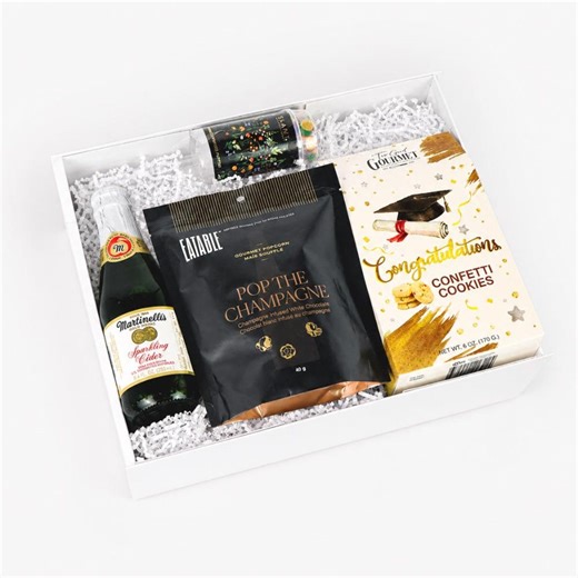 Graduation Gift Box, College Graduation Gift, Graduation Gifts for Her, Congrats Grad Gift Basket, Sparkling Cider Gift - Etsy