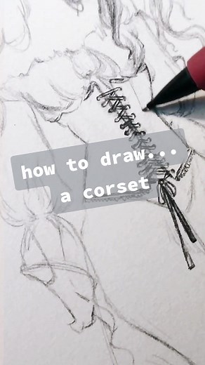 quick step by step tutorial on how to draw a corset ! hope it can help someone ✨🌼 . . . . #howtodraw #artmakingtips #artinspo #artprocess #sketchtutorial #stepbysteptutorial #sketchingtips #easydrawingtutorial how to draw easy#howtodrawaperson #easydrawinghack illustration art