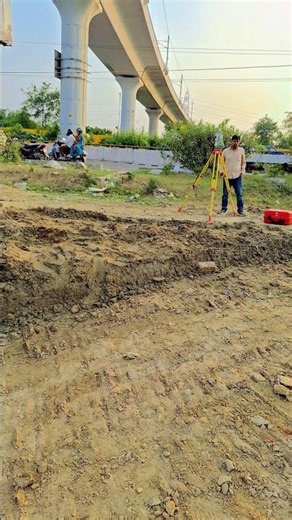Total Station| Construction Site Surveying Before Work Starts 🛤️