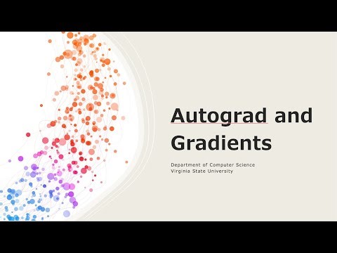 Module 13 - Unit 03 Autograde & Gradients