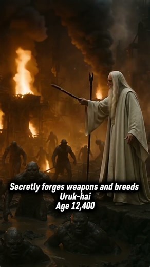 Evolution of Saruman #lotr #fantasy #lordoftherings #hobbit #history