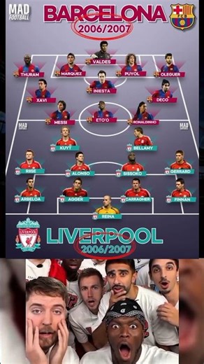 Barcelona 2006/07 vs Liverpool 2006/07 🤯