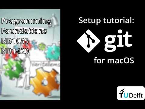 Git setup on macOS