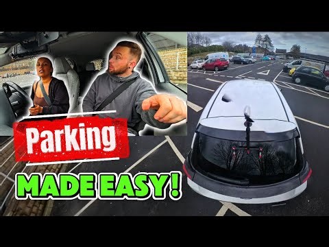 How to Reverse AND Drive Forward Into a Parking Bay | Driving Lesson
