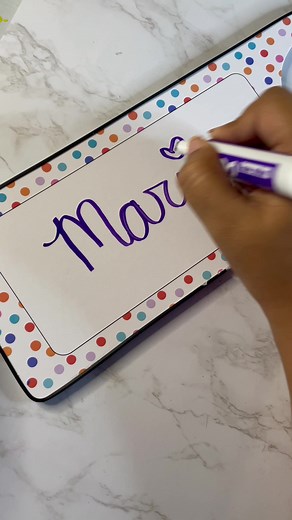 A name from my live 🥰 #asmr #asmrsounds #satisfying #writting #cursive #oddlysatisfying #maria