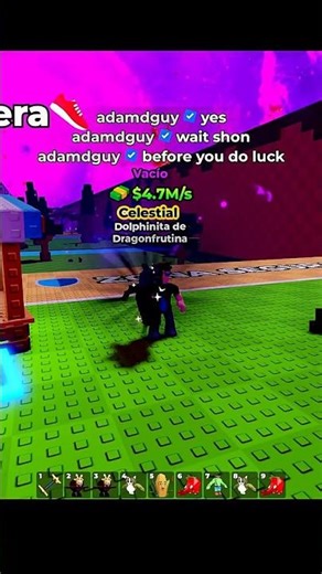 Me salió un CELESTIAL con VACÍO en patea un lucky block #roblox #robloxshorts #brainrot