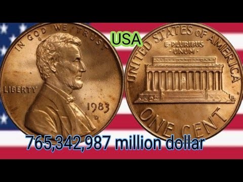 1983 USA 1 Cent Penny Worth $765,342,987? Truth Revealed
