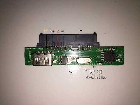 How to make usb external sata 2.5 to 3.5