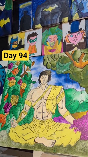 dark knight training day 94 #batman #art #fitness