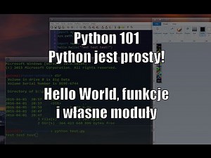 Gynvael's Python 101: Hello World!