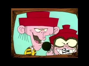 Robot Jones getting mad at Yogmans on tv scene