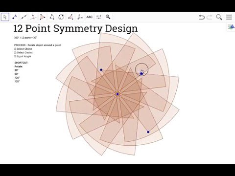 03 12 Point Symmetry Design in GeoGebra