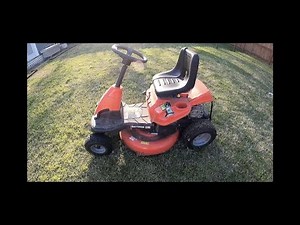 How to change the spark plug on the Craftsman R110