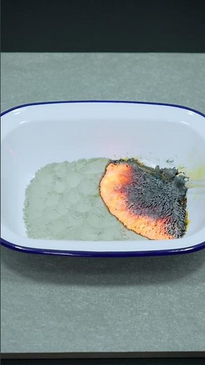Iron + Sulfur # #science #experiment #education #chemistry