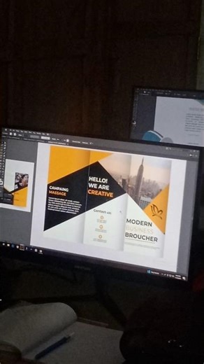 Tri Fold Brochure Design in illustrator #graphicdesign #illustrator #photoshop