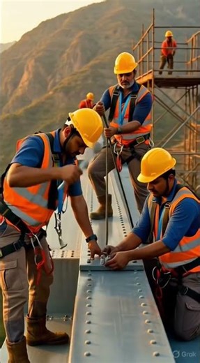 "Glass Transparent Bridge Construction 😱 Civil Engineering Amazing Project!"